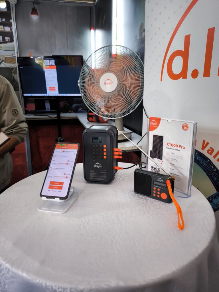 D. light is major manufacturer and distributor of off-grid solar products in the Global South. This is an example of their latest range of solar home systems, featuring app-based control (and voice activation). An example of product innovation, though these models may target a more affluent and urban clientele in practice.